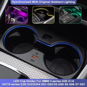 BMW LED Cup Holder
