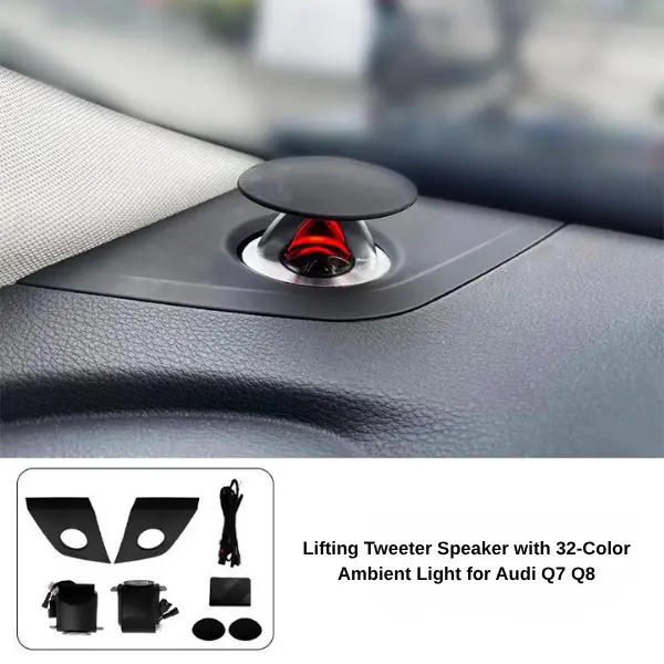 Audi Lifting Tweeter Speaker with 32-Color Ambient Light for A4, A5, A6, A7, A8, Q5, Q7 and Q8 - Image 2