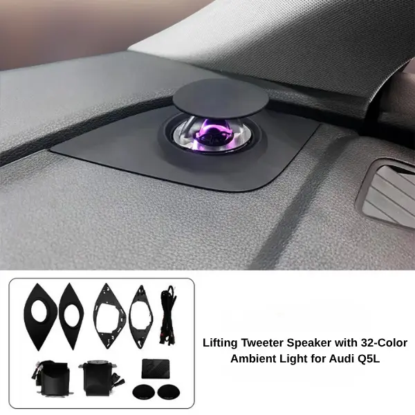 Audi Lifting Tweeter Speaker with 32-Color Ambient Light for A4, A5, A6, A7, A8, Q5, Q7 and Q8 - Image 6