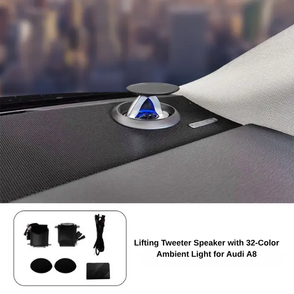 Audi Lifting Tweeter Speaker with 32-Color Ambient Light for A4, A5, A6, A7, A8, Q5, Q7 and Q8 - Image 3