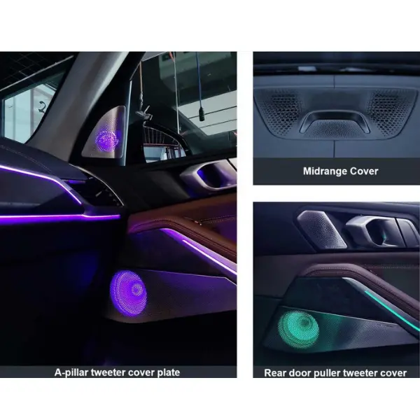 BMW Illuminated Speaker Cover Trim for New X5 X6 X7 G05 G06 G07 - Image 8
