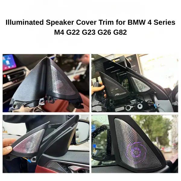 BMW Illuminated Speaker Cover Trim for 4 Series M4 G22 G23 G26 G82 - Image 5