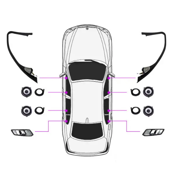 BMW Illuminated Speaker Cover Trim for New 3 Series and i3 - Image 3