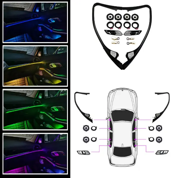 BMW Illuminated Speaker Cover Trim for New 3 Series and i3 - Image 2