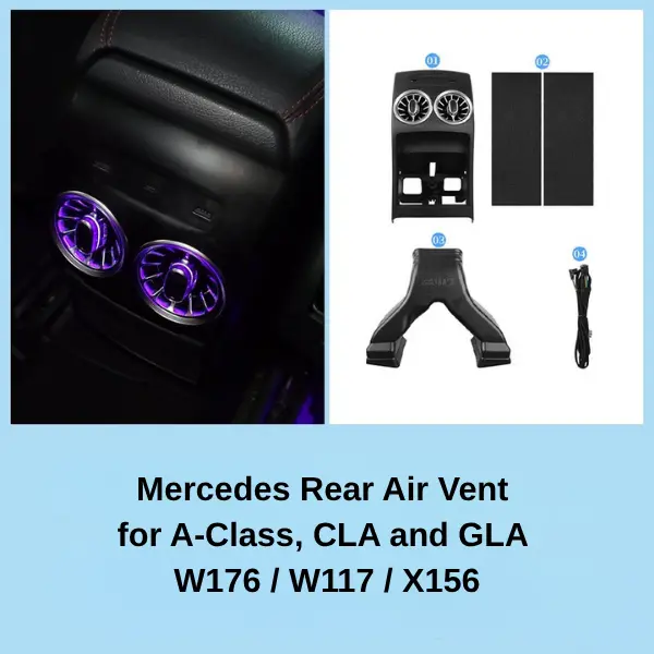 Mercedes Rear Air Vent