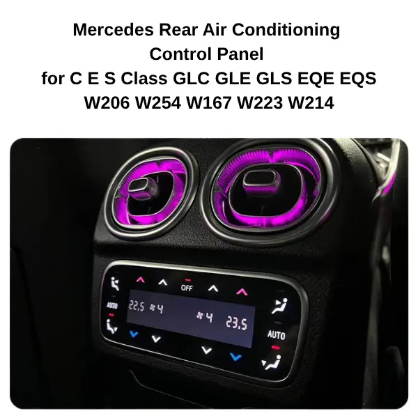 Mercedes Rear Air Conditioning Control Panel