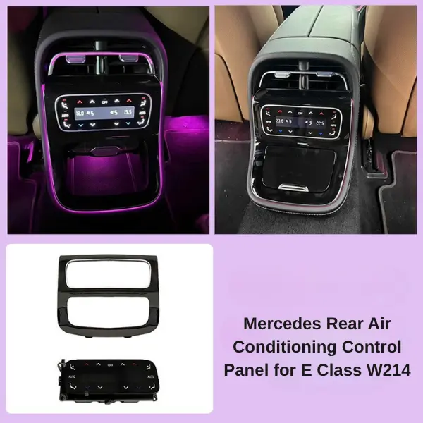 Mercedes Rear Air Conditioning Control Panel for C E S Class GLC GLE GLS EQE EQS W206 W254 W167 W223 W214 - Image 8