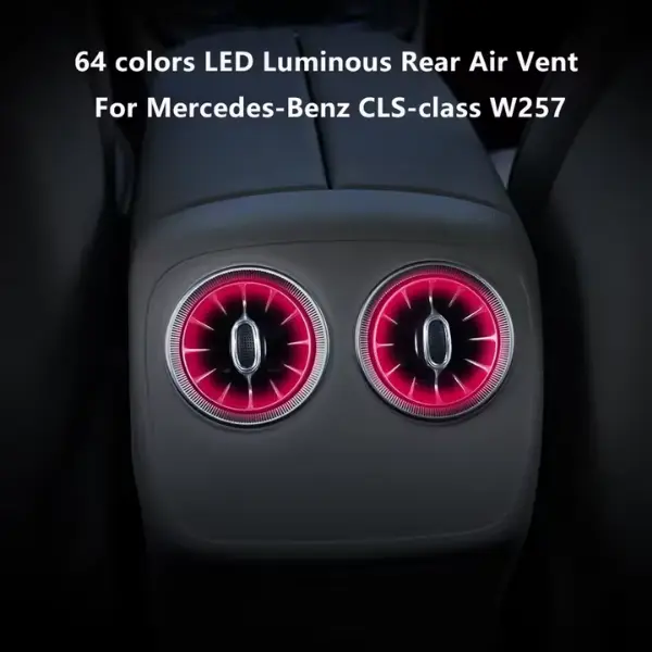 Mercedes Rear Air Vent with Ambient Lighting for 2018–2022 CLS W257 CLS260 CLS300 - Image 3