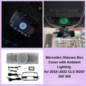 Mercedes Glasses Box Cover Ambient Lighting