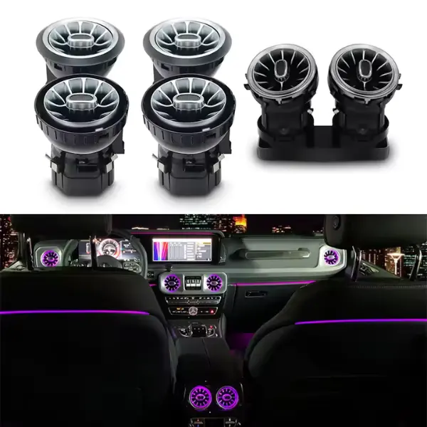 Mercedes Front and Rear Air Vent with Ambient Lighting for G Class W464 G63 G55 G350 G500 - Image 7