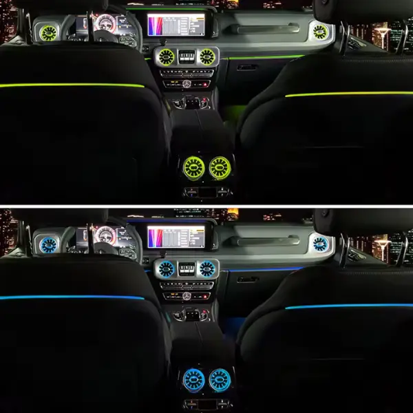 Mercedes Front and Rear Air Vent with Ambient Lighting for G Class W464 G63 G55 G350 G500 - Image 2