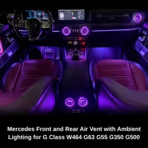 Mercedes Front and Rear Air Vent Ambient Lighting