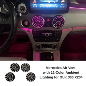 Mercedes Air Vent with 12-Color Ambient Lighting