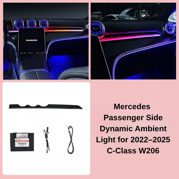 Mercedes Passenger Side Dynamic Ambient Light for 2022–2025 C-Class W206 GLC X254 - Image 5