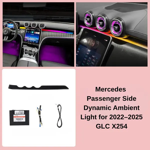 Mercedes Passenger Side Dynamic Ambient Light for 2022–2025 C-Class W206 GLC X254 - Image 4