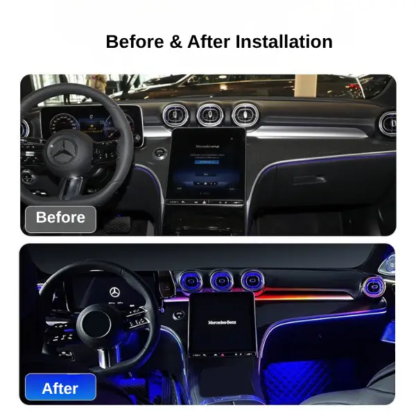 Mercedes Passenger Side Dynamic Ambient Light for 2022–2025 C-Class W206 GLC X254 - Image 2