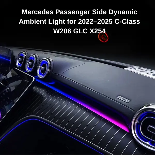 Mercedes Passenger Side Ambient Light