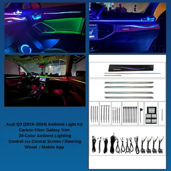 Audi Galaxy Style Ambient Lighting Kit for 2019–2024 Q3 - Image 6