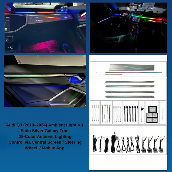 Audi Galaxy Style Ambient Lighting Kit for 2019–2024 Q3 - Image 5