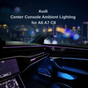 Audi Center Console Ambient Lighting