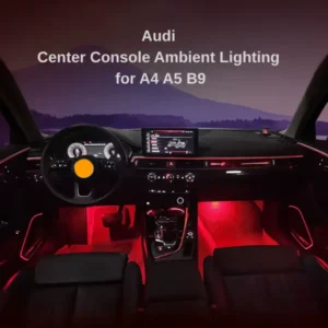 Audi Center Console Ambient Lighting