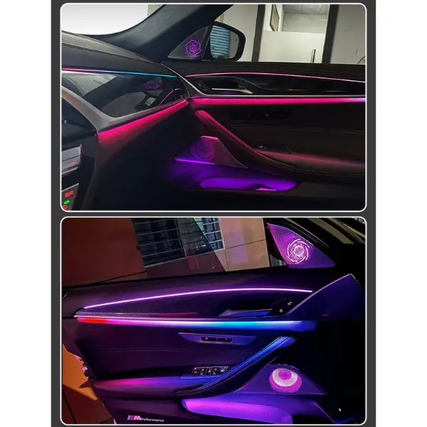 BMW Speaker Cover Panel with Ambient Lighting Set for 2017-2023 5 Series G30 G38 - Image 3