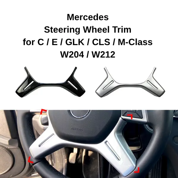 Mercedes Steering Wheel Trim