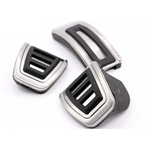 Accelerator, Brake and Footrest Pedal Covers for Volkswagen Audi and Skoda - Image 4