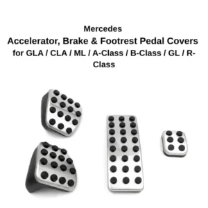 Mercedes Accelerator Brake Footrest Pedal Covers