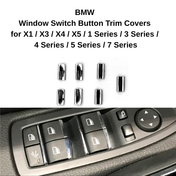 BMW Window Switch Button Trim Covers