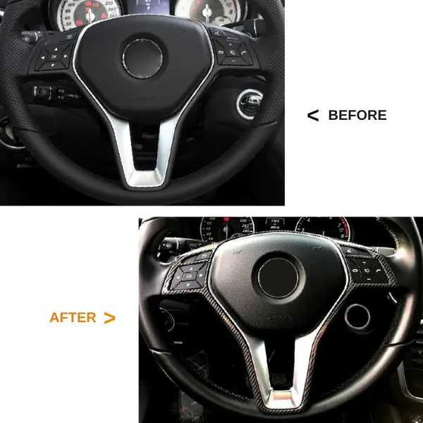 Mercedes Steering Wheel Trim for Old-Model CLA / GLA / GLK / CLS / A/ B/ C-Class - Image 2