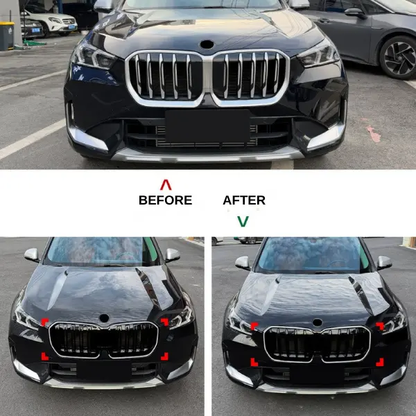 BMW Single-Line and Double-Line Front Grille for X1 iX1 U11 2023+ - Image 2