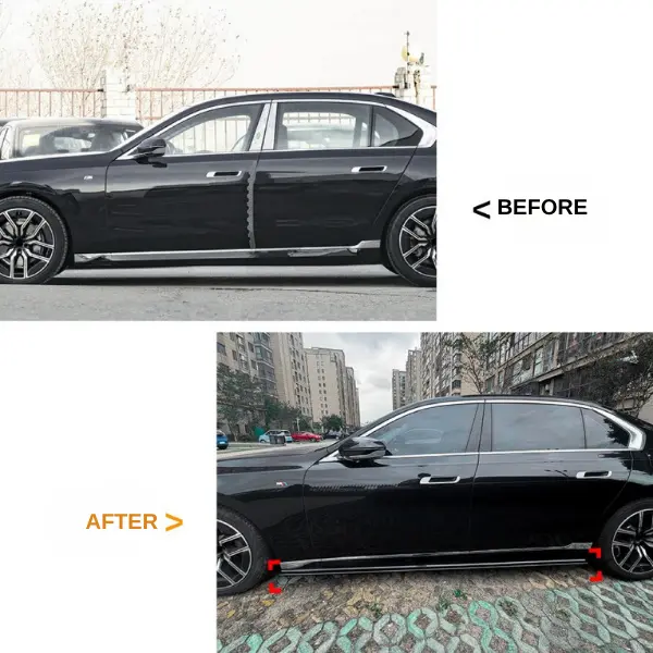 BMW Side Skirts for 7 Series i7 G70 G73 M Sport 2023+ - Image 2