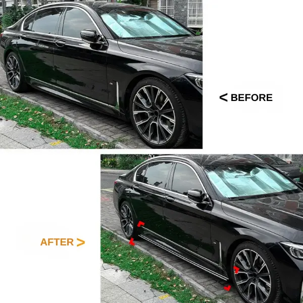 BMW Side Skirts for 7 Series Long Wheelbase G12 M Sport 2016–2022 - Image 5
